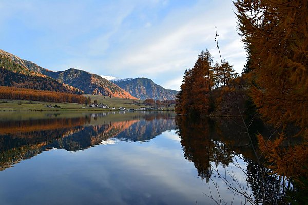 Fantastic shot of the lake Haidersee Fantastic shot of the lake Haidersee