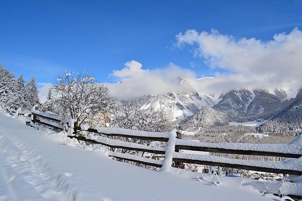 Winterlandschaft im Obervinschgau