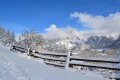 Paesaggio invernale in Alta Val Venosta
