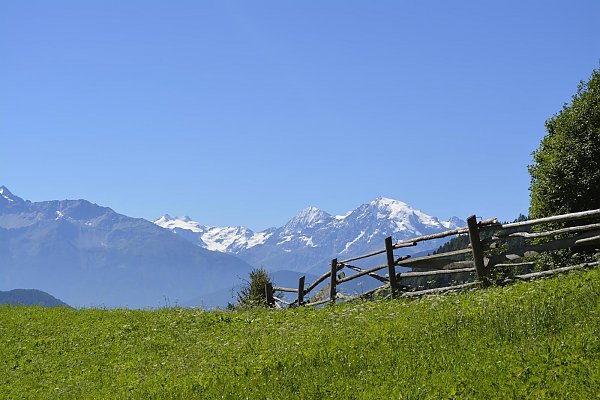 Landschaft im Obervinschgau Landschaft im Obervinschgau