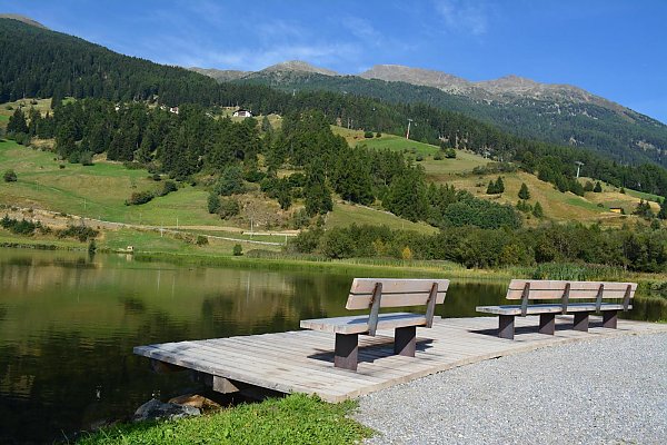 Blick auf den Haidersee und das Hotel Plagött Blick auf den Haidersee und das Hotel Plagött